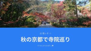 投稿についてもっと詳しく 秋の京都での寺院巡り　2020年12月