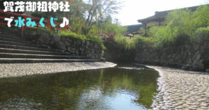 投稿についてもっと詳しく 賀茂御祖神社で水みくじ♪
