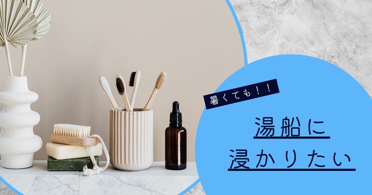 あなたが現在見ているのは 暑くても！！湯船に浸かりたい🛀
