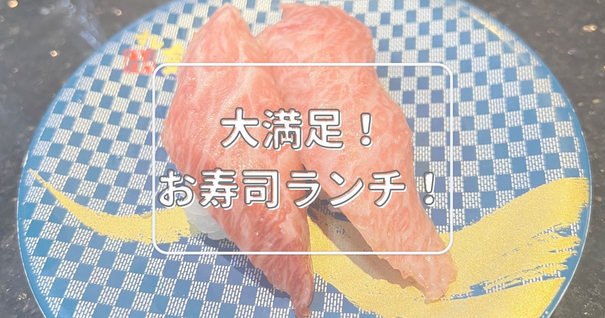 あなたが現在見ているのは 大満足！お寿司ランチ！