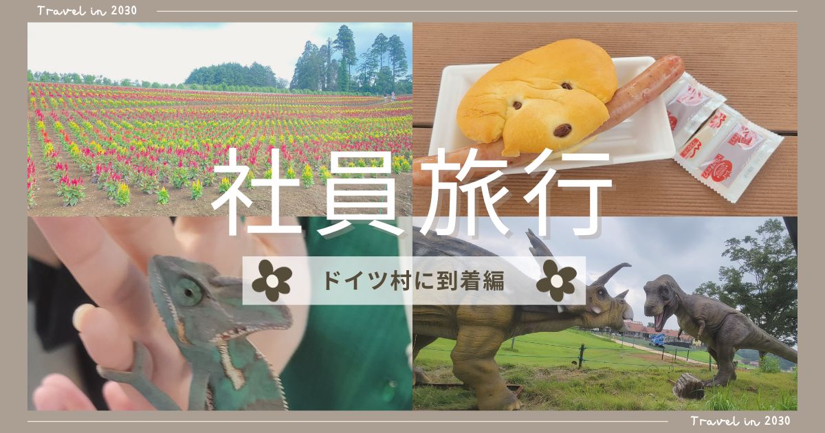 あなたが現在見ているのは 社員旅行～ドイツ村に到着編～