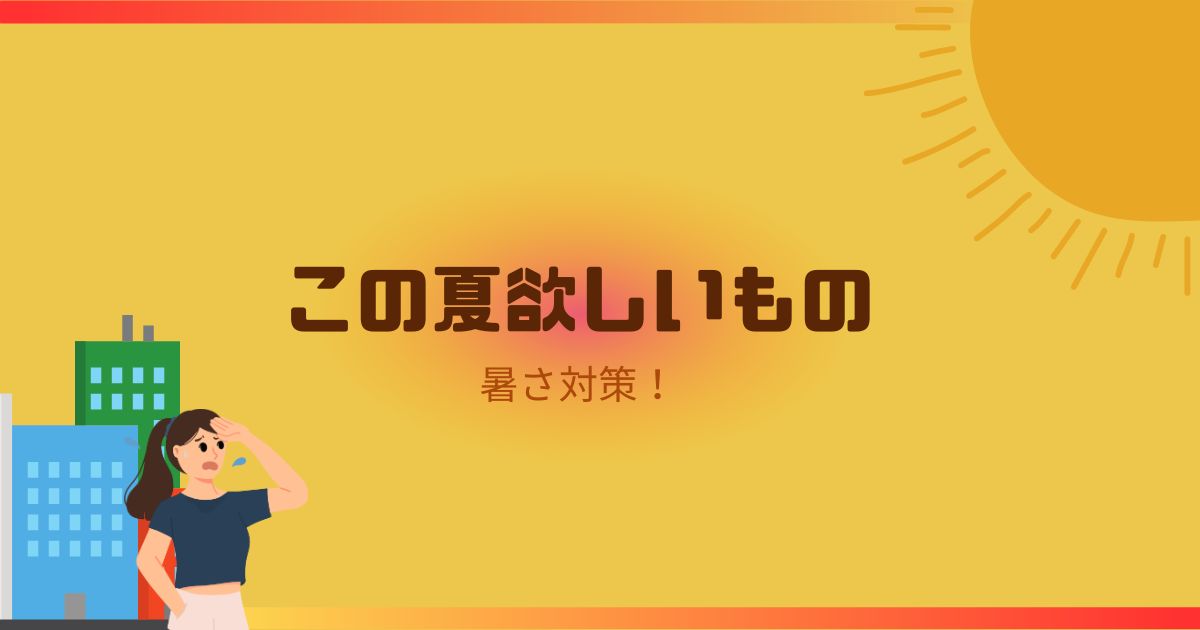 あなたが現在見ているのは 🌞この夏欲しいもの🌞