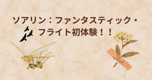 投稿についてもっと詳しく ソアリン：ファンタスティック・フライト初体験！！